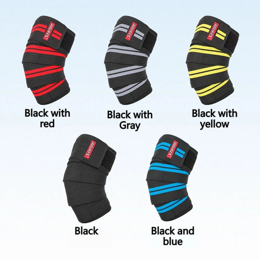 AOLIKES 1PCS Sports Knee Wraps for Men & Women | Ideal for Cross Training,Gym Workouts, Weightlifting,Fitness & Powerlifting