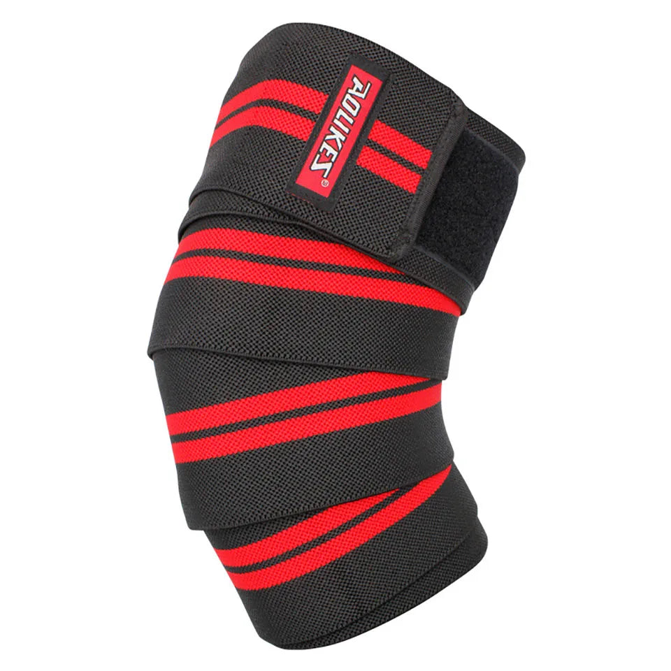 AOLIKES 1PCS Sports Knee Wraps for Men & Women | Ideal for Cross Training,Gym Workouts, Weightlifting,Fitness & Powerlifting