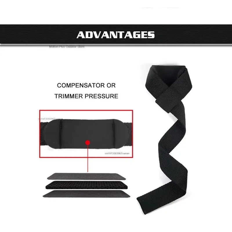 1PC Weightlifting Wrist Strap Protection Bodybuilding Grip Band Support Band Fitness Band Weightlifting Lifting Straps