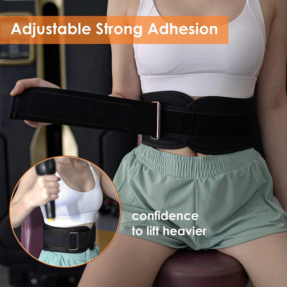 Fitness Weight Lifting Belt for Men & Women Gym Belts for Weightlifting, Powerlifting, Strength Training, Squat or Deadlift
