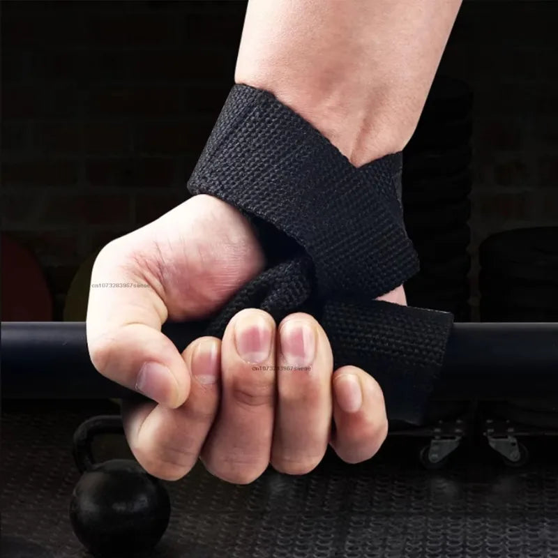 1PC Weightlifting Wrist Strap Protection Bodybuilding Grip Band Support Band Fitness Band Weightlifting Lifting Straps