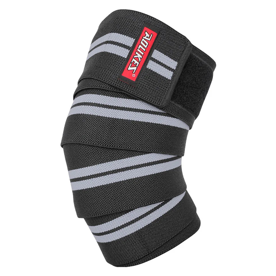 AOLIKES 1PCS Sports Knee Wraps for Men & Women | Ideal for Cross Training,Gym Workouts, Weightlifting,Fitness & Powerlifting