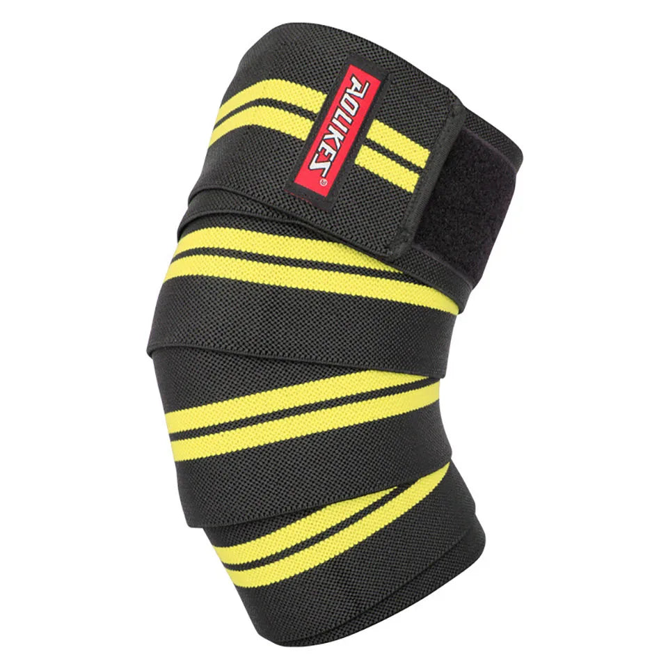 AOLIKES 1PCS Sports Knee Wraps for Men & Women | Ideal for Cross Training,Gym Workouts, Weightlifting,Fitness & Powerlifting